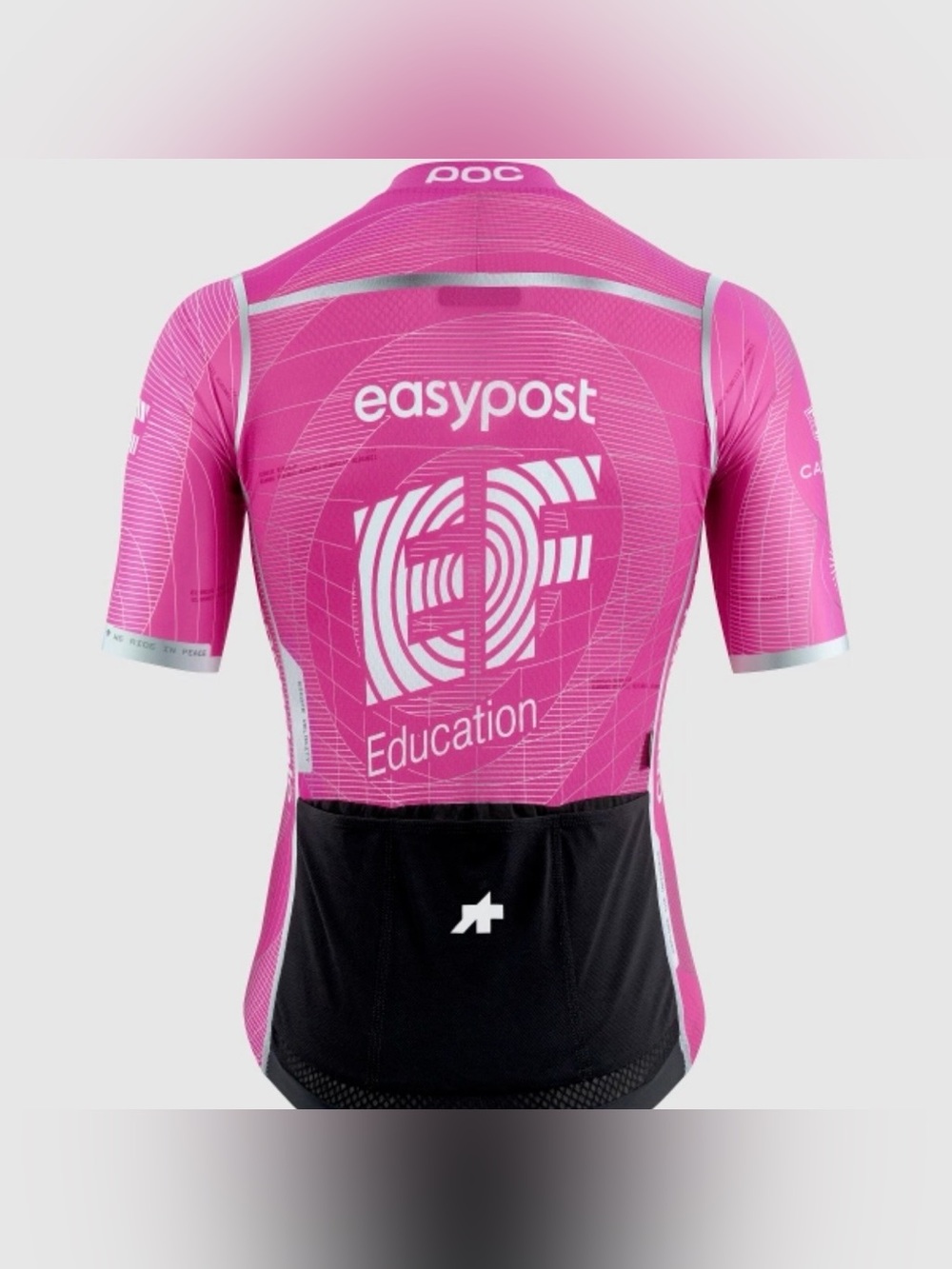 NEW Assos Men’s Mille GT S11 Evo x EF Education Cycling Jersey - Pink Medium - Picture 2 of 6